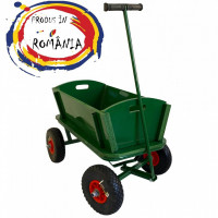 Carucior cu roti pline pentru gradina, Vivatechnix VMD-1008, maxim 150kG Carucior cu roti pline pentru gradina, Vivatechnix VMD-1008, maxim 150kG