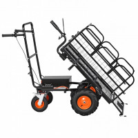 Carucior electric 500 W, 4 x Roti, 36 V, 432 Wh, Capacitate max 300 kg, Basculabil Carucior electric 500 W, 4 x Roti, 36 V, 432 Wh, Capacitate max 300 kg, Basculabil