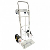 Carucior marfa, cu suport cos gunoi, maxim 300 kg Carucior marfa, cu suport cos gunoi, maxim 300 kg