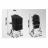 Carucior pentru cumparaturi cu scaun de odihna, Capacitate 50 l, Pliabil, Impermeabil, Greutate 3 kg [6]