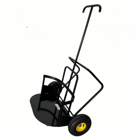 Carucior pentru transport ghivece flori, Vivatechnix VMD-1081, max 200 kg, 2 x roti, Otel, 1330x840x670 mm [1]