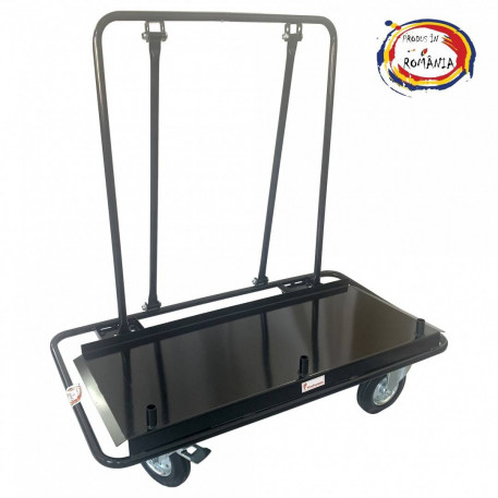 Carucior pentru transport placi gips-carton, Vivatechnix VMD-1014, maxim 800Kg, 20 placi [1]