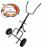 Carucior pentru transportat butoaie sau stupi Vivatechnix VMD-1016, max 250 Kg
