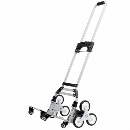 Carucior pentru urcat scarile, Vivatechnix 10 roti, pliabil, Capacitate 100 kg, Greutate 4.5 Kg, Aluminiu [1]