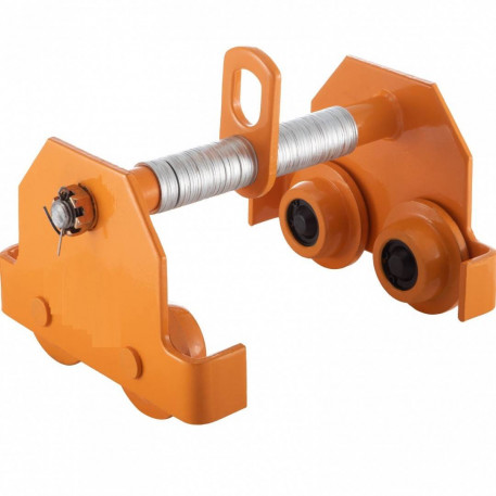 Carucior portpalan pentru grinda, Capacitate 5 tone, latime lucru 114-203 mm [1]