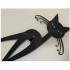 Ceas de perete, metalic, Krodesign Black Cat-1, diametru 60 cm [3]