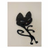 Ceas de perete metalic Krodesign Black Cat-2, diametru 50 cm [2]