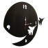 Ceas de perete metalic Krodesign Plane, diametru 50 cm, negru [2]