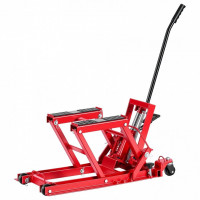 Cric hidraulic pentru motociclete, capacitate max 680 kg, Inaltime 115-385 mm, fixare chingi cu clichet Cric hidraulic pentru motociclete, capacitate max 680 kg, Inaltime 115-385 mm, fixare chingi cu clichet