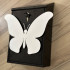Cutie postala Vivatechnix Butterfly KRO-1228, otel, 400x250x100mm, Negru/Alb, 2 chei [2]
