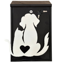 Cutie postala Vivatechnix Cat&Dog KRO-1240, otel, 400x250x100mm, Negru/Alb, 2 chei Cutie postala Vivatechnix Cat&Dog KRO-1240, otel, 400x250x100mm, Negru/Alb, 2 chei