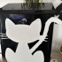 Cutie postala Vivatechnix Cat KRO-1234, otel, 400x250x100mm, Negru/Alb, 2 chei [5]
