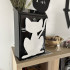 Cutie postala Vivatechnix Cat KRO-1234, otel, 400x250x100mm, Negru/Alb, 2 chei [7]