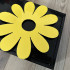 Cutie postala Vivatechnix Flower KRO-1229, otel, 400x250x100mm, Negru/Galben, 2 chei [7]