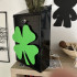 Cutie postala Vivatechnix Irish Clover KRO-1230, otel, 400x250x100mm, Negru/Verde, 2 chei [4]