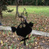 Decoratiune gradina / ghiveci Krodesign Big Chicken KRO-1130, metal, inaltime 64 cm [2]