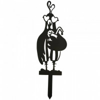 Decoratiune gradina / ghiveci Krodesign Chicken Sunglasses KRO-1132, metal, inaltime 60 cm Decoratiune gradina / ghiveci Krodesign Chicken Sunglasses KRO-1132, metal, inaltime 60 cm