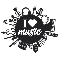 Decoratiune metalica de perete Krodesign I Love Music KRO-1117, lungime 60 cm, negru, grosime 1.5 mm Decoratiune metalica de perete Krodesign I Love Music KRO-1117, lungime 60 cm, negru, grosime 1.5 mm