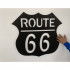 Decoratiune perete Route 66, dimensiune 68x60 cm, negru [2]