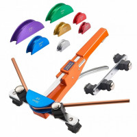 Dispozitiv de indoit tevi cupru si aluminiu, 6-22 mm, Unghi max Ã®ndoire 90Â°, 7 matrite colorate, Ã®ndoire inainte