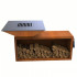 Gratar cu plita 10 mm si vatra de gatit Vivatechnix VMD-1293, 1050(H)975x975 mm, Otel Corten, Spatiu depozitare lemne [9]