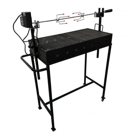 Gratar metalic pentru gradina, Vivatechnix Rotisor VMD-1091, picioare detasabile, 80x40x12.5/94 cm [1]