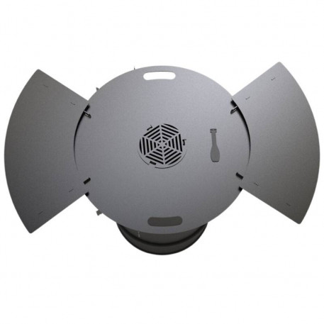 Gratar tip plancha Krodesign KRO-1162, diametru 80 cm, cu accesorii [1]