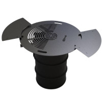 Gratar tip plancha Krodesign KRO-1163, diametru 80 cm Gratar tip plancha Krodesign KRO-1163, diametru 80 cm