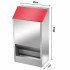 Hranitoare pentru pasari, Vivatechnix Otel galvanizat, 35x21x45 cm, Capacitate 13.6 kg, 4 x alimentatoare apa [5]
