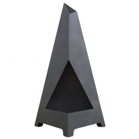 Incalzitor de terasa/gradina, Triangular Pyramid KRO-1071, Otel, Negru, 1200x700x700 mm, grosime 3 mm [1]