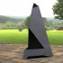 Incalzitor de terasa/gradina, Triangular Pyramid KRO-1071, Otel, Negru, 1200x700x700 mm, grosime 3 mm [5]