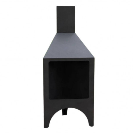Incalzitor pentru terasa/gradina, Pyramid Stove KRO-1080, Otel, Negru, 1200x500x500 mm, grosime 3 mm [1]