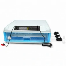 Incubator automat 100 oua 80W, 12V-220V, rotire automata, ovoscop LED, control temperatura, umiditate, afisaj digital, alarma Incubator automat 100 oua 80W, 12V-220V, rotire automata, ovoscop LED, control temperatura, umiditate, afisaj digital, alarma