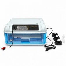 Incubator automat 24 oua 35W, 12V-220V, rotire automata, ovoscop LED, control temperatura, umiditate, afisaj digital, alarma Incubator automat 24 oua 35W, 12V-220V, rotire automata, ovoscop LED, control temperatura, umiditate, afisaj digital, alarma