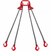 Lant ridicare greutati cu 4 brate, Capacitate 5 tone, Lungime 3 m, G80 Lant ridicare greutati cu 4 brate, Capacitate 5 tone, Lungime 3 m, G80