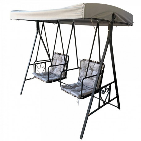 Leagan de gradina cu 2 locuri, Vivatechnix VMD-1024, dimensiune 120x187x206 cm, maxim 200Kg [1]