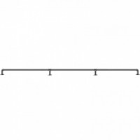 Mana curenta din otel, Vivatechnix Negru Mat, lungime 2.7 m, diametru teava 32 mm Mana curenta din otel, Vivatechnix Negru Mat, lungime 2.7 m, diametru teava 32 mm