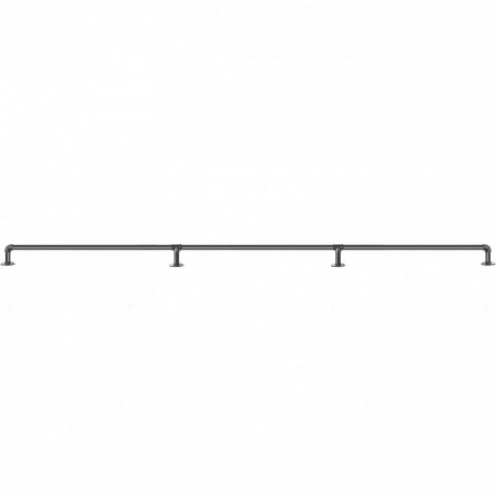 Mana curenta din otel, Vivatechnix Negru Mat, lungime 2.7 m, diametru teava 32 mm [1]