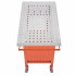 Masa de sudura mobila, 1016 x 609.6 x 914.4 mm, Capacitate 400 kg, 216 gauri, 11 carlige, spatiu depozitare, 4 x roti [3]