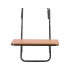 Masa suspendata, pliabila, pentru balcon, Otel Inoxidabil/MDF, max 25 kg, 595 x 620 x 800 mm, Maro/Negru [2]
