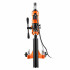 Masina de carotat umed/uscat, suport cu roti, Diametru gaurire 20-202 mm, 1500 W, 4 x carote 25, 50, 76, 102 mm [5]