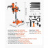 Masina de carotat umed/uscat, suport cu roti, Diametru gaurire 20-202 mm, 1500 W, 4 x carote 25, 50, 76, 102 mm [6]