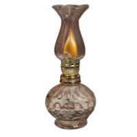 Mini Lampa cu gaz Vivatechnix Kutulu TR-1012, inaltime 20 cm, abajur de sticla