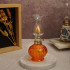 Mini Lampa cu gaz Vivatechnix Kutulu TR-1012P, inaltime 20 cm, portocalie, abajur de sticla [2]