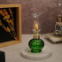 Mini Lampa cu gaz Vivatechnix Kutulu TR-1012V, inaltime 20 cm, Verde, abajur de sticla [2]