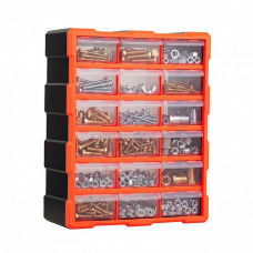 Organizator accesorii cu 18 sertare, Plastic, 38x16x47 cm Organizator accesorii cu 18 sertare, Plastic, 38x16x47 cm