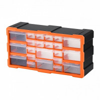 Organizator accesorii cu 22 sertare, Plastic, 49.5x16x25.5 cm