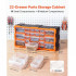 Organizator accesorii cu 22 sertare, Plastic, 49.5x16x25.5 cm [4]