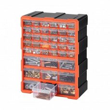 Organizator accesorii cu 39 sertare, Plastic, 38x16x47 cm Organizator accesorii cu 39 sertare, Plastic, 38x16x47 cm