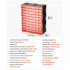 Organizator accesorii cu 60 sertare, Plastic, 38x16x47 cm [3]